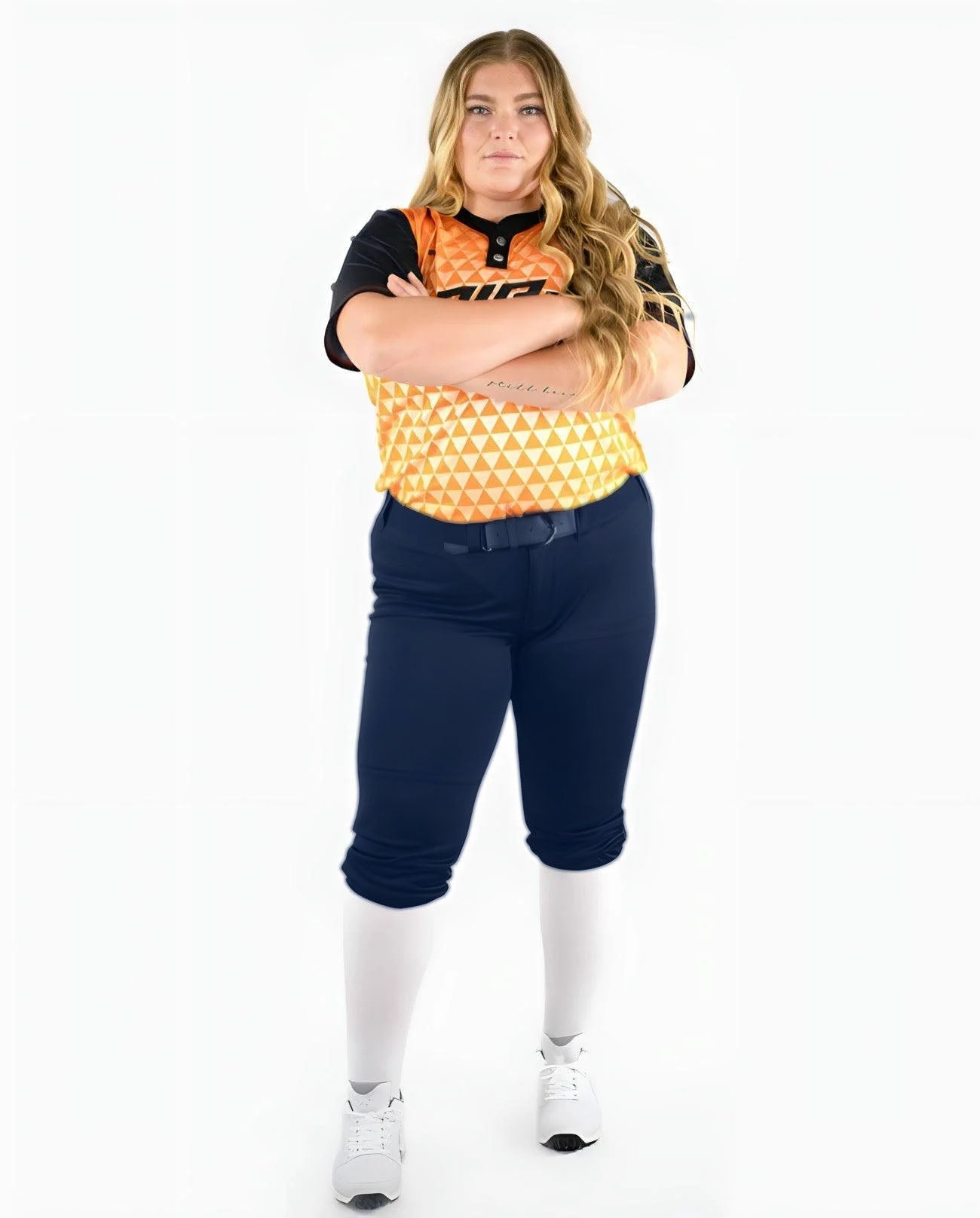 RIP-IT Women's Revolution Softball Pants - Curvy Cut - Extra Small - Navy