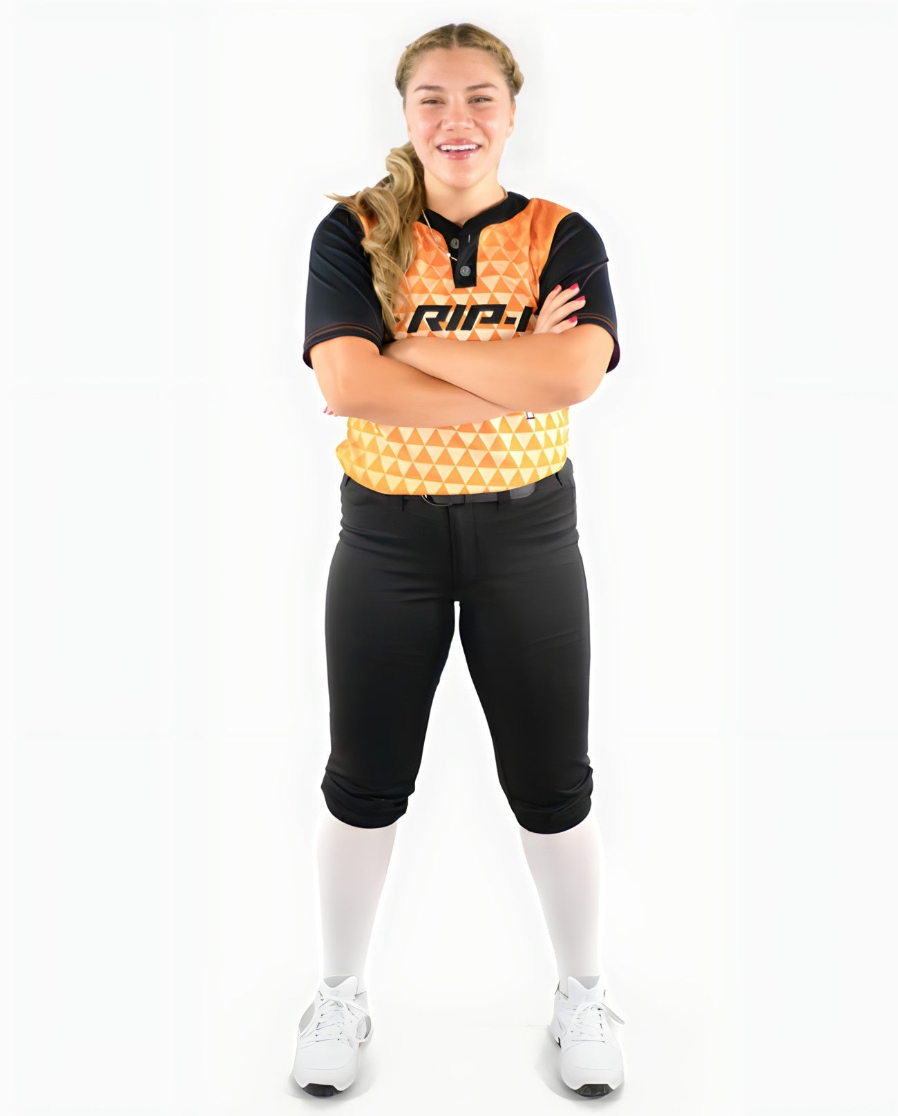 RIP-IT Women's Revolution Softball Pants - Athletic Cut - Extra Large - Black