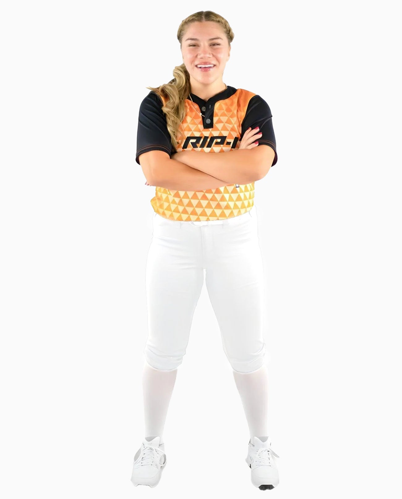 RIP-IT Women's Revolution Softball Pants - Athletic Cut - Medium - White