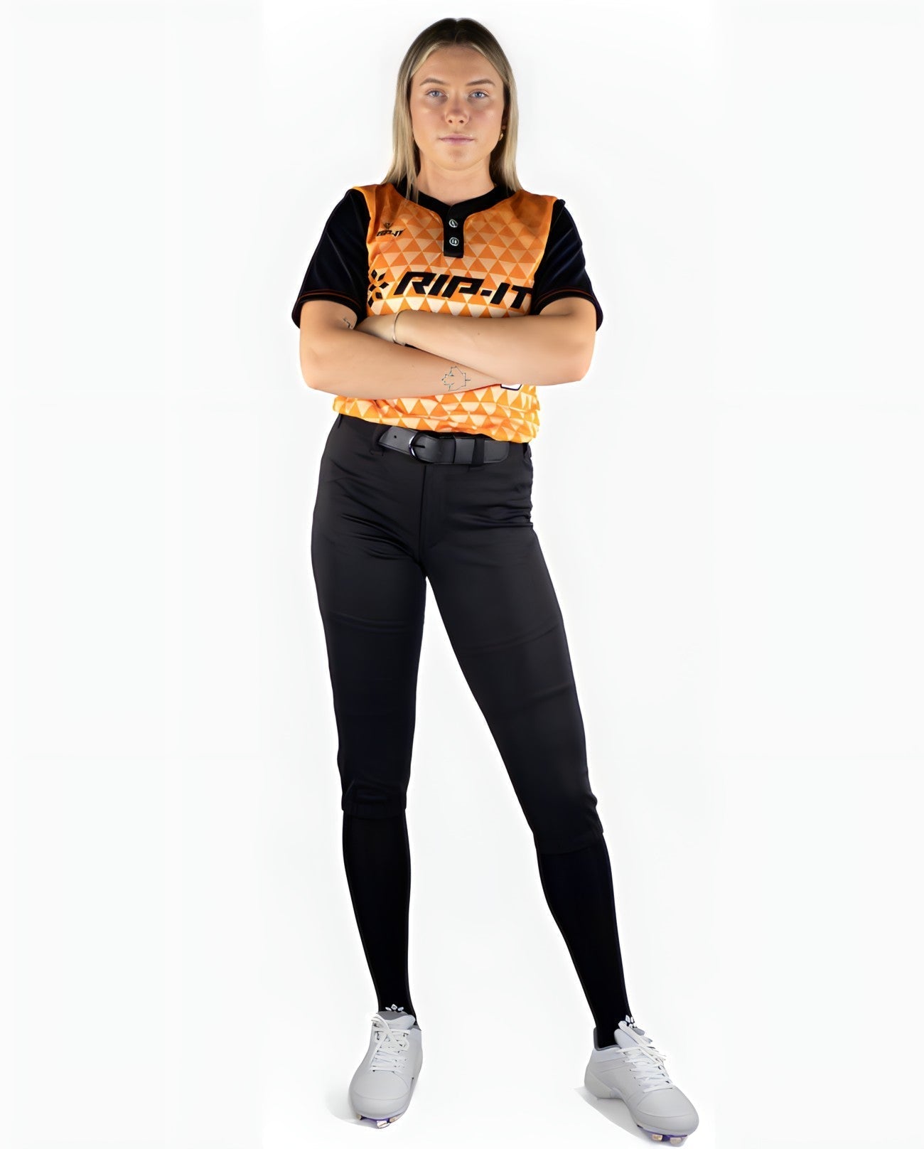 RIP-IT Women's Revolution Softball Pants - Straight Cut - XXL - Black