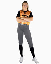 RIP-IT Women's Revolution Softball Pants - Straight Cut - Extra Small - Charcoal