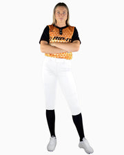 RIP-IT Women's Revolution Softball Pants - Straight Cut - Extra Small - White
