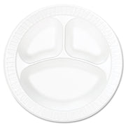 10.3" Diameter - White - Foam Body - 125/Bag - 4 / Carton