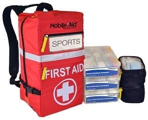 MobileAid® Reflex™ 100 Sports First Aid Backpack Kit