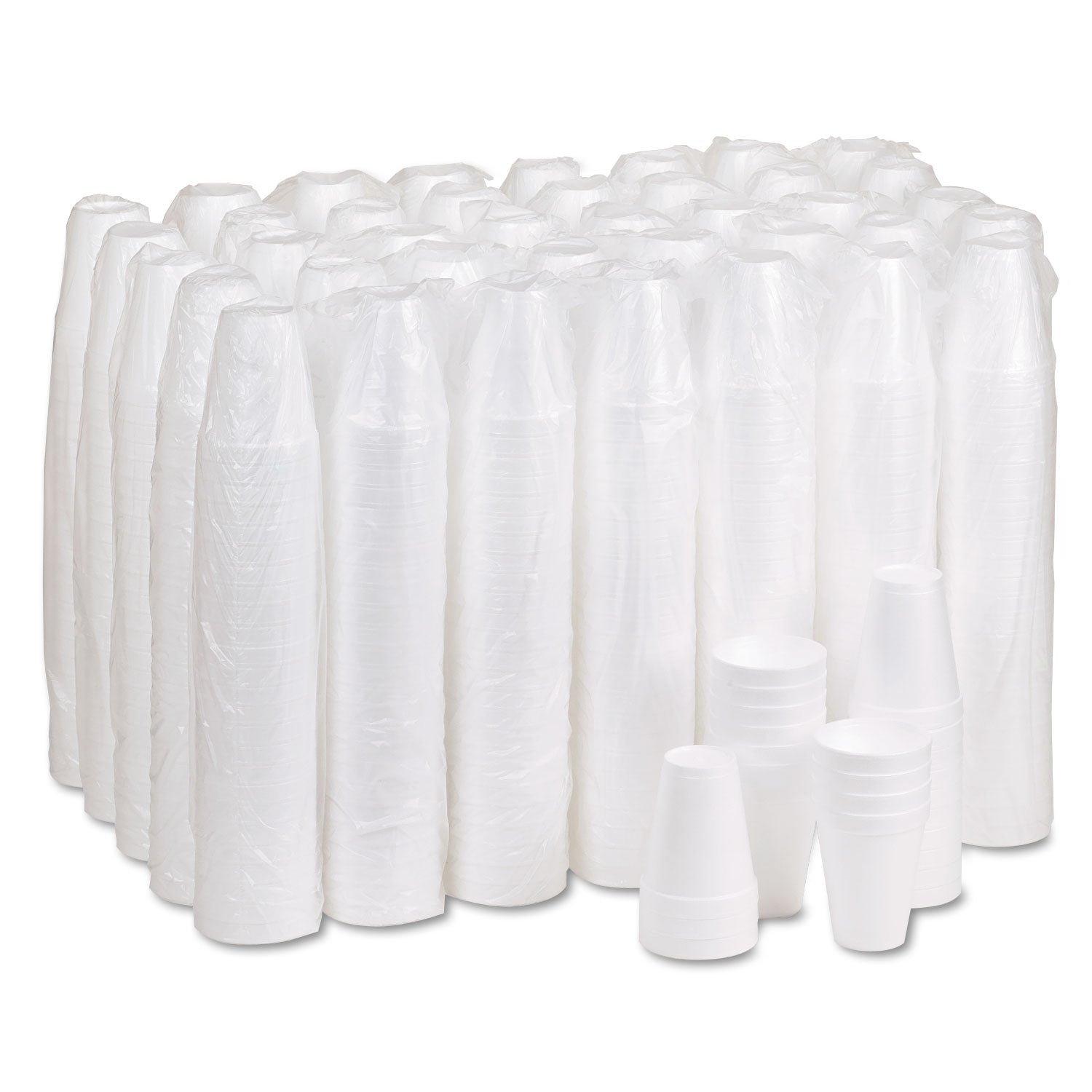 Dart J Cup 10 oz Insulated Foam Cups - 10 fl oz - Round - White - Styrofoam - Coffee, Cappuccino, Hot Chocolate, Tea, Hot Cider, Juice, Smoothie, Soda, Soft Drink, Water - 25 / Bag