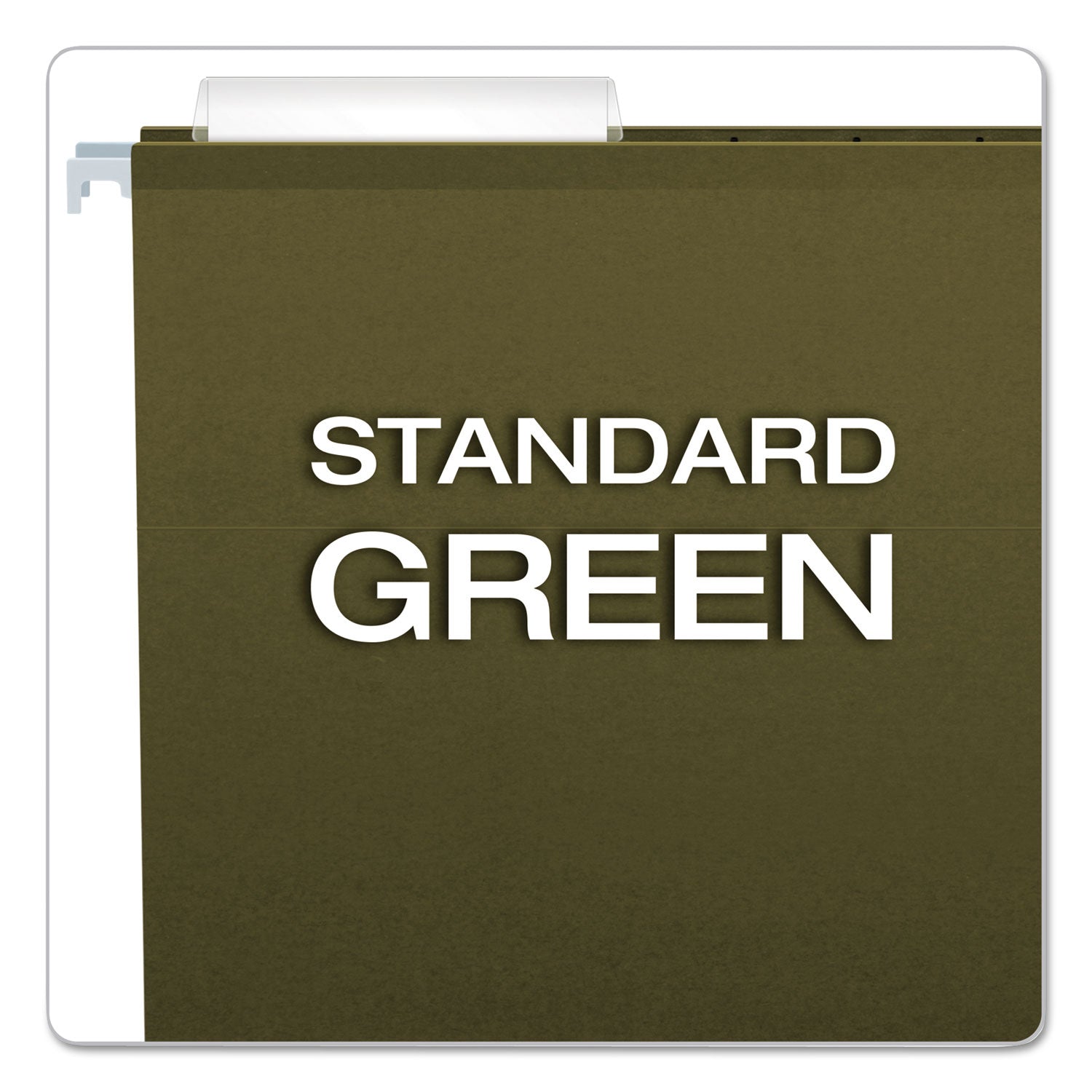 8 1/2" x 14" - Internal Pocket(s) - Standard Green - Reinforced - 10% Recycled - 25 / Box