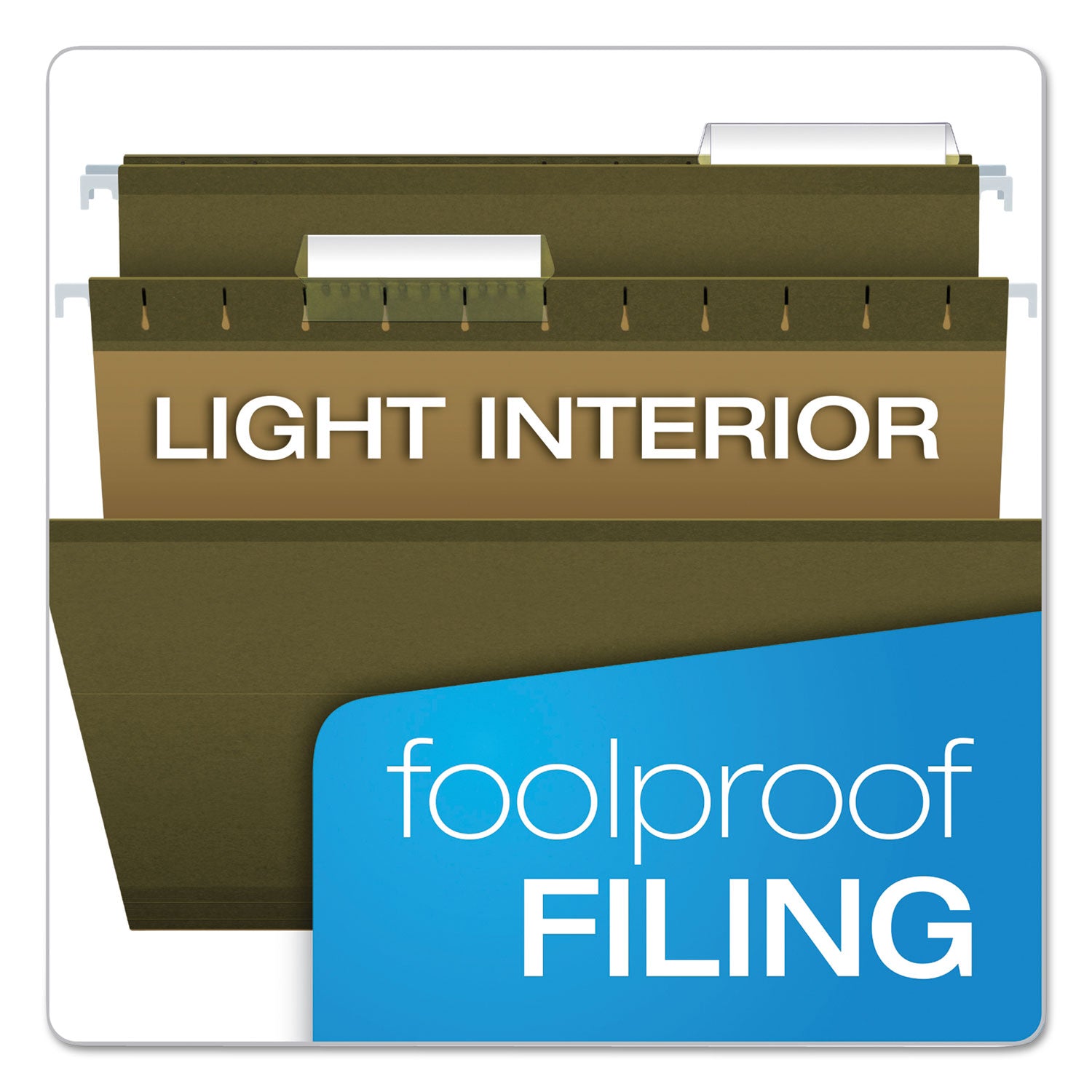 8 1/2" x 14" - Internal Pocket(s) - Standard Green - Reinforced - 10% Recycled - 25 / Box