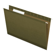 8 1/2" x 14" - Internal Pocket(s) - Standard Green - Reinforced - 10% Recycled - 25 / Box