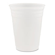 SOLO Party Plastic Cold Drink Cups, 16 oz, 50/Sleeve, 20 Sleeves/Carton