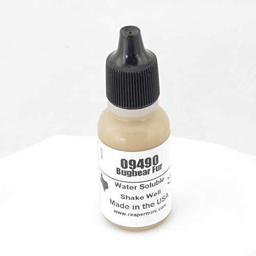 Bugbear Fur Acrylic Reaper Master Series Hobby Paint .5oz Dropper Bottle Reaper Miniatures