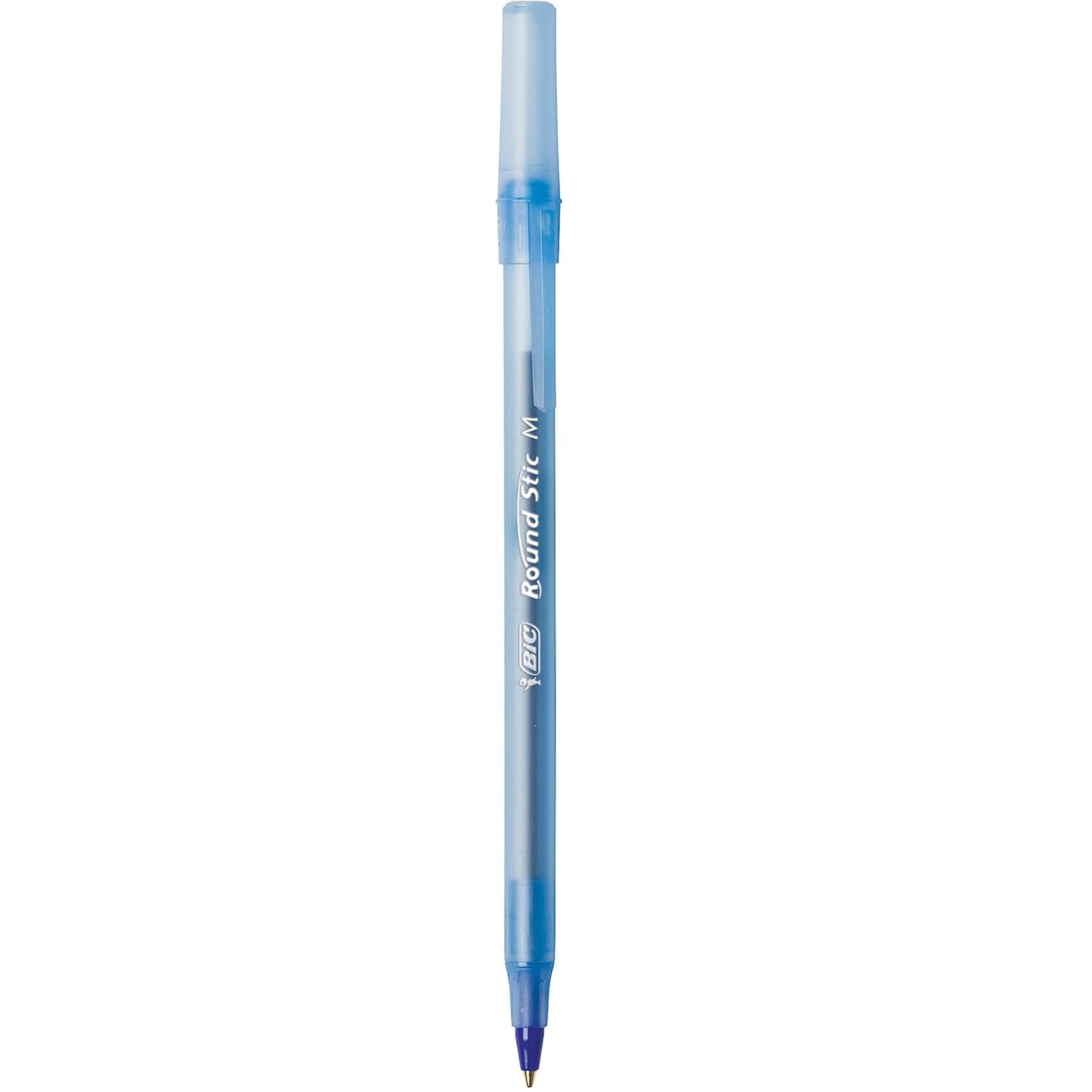 Round Stic® Pen, Medium Point, Blue, Pack of 12