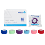 Sensi Wrap, Self-Adherent, 1" x 5 yd Assorted (5/color) - 30 pcs per Case