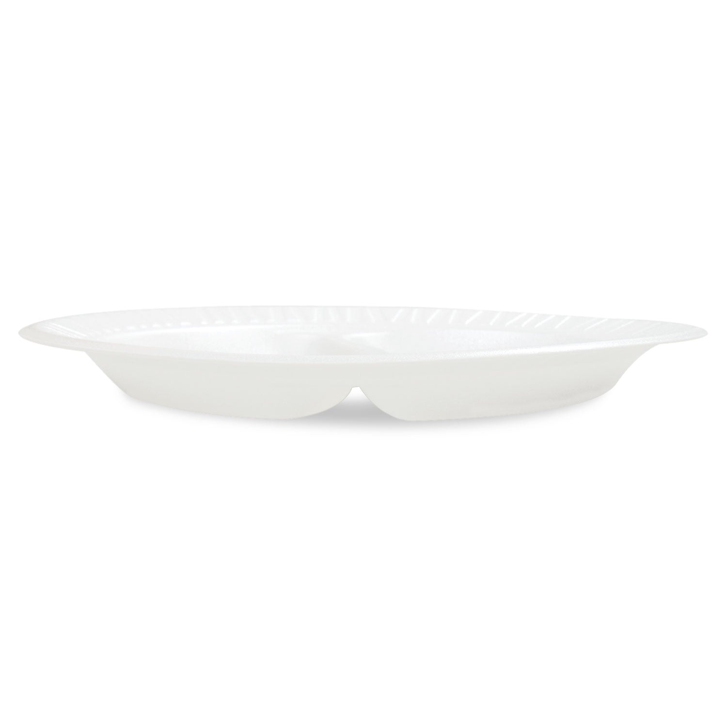9" Diameter - White - Foam, Plastic Body - 125/Pack - 4 / Carton