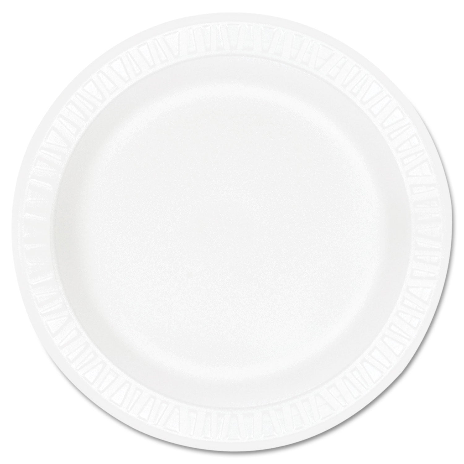 Disposable - 9" Diameter - White - Foam Body - Round - 125/Bag - 4 / Carton