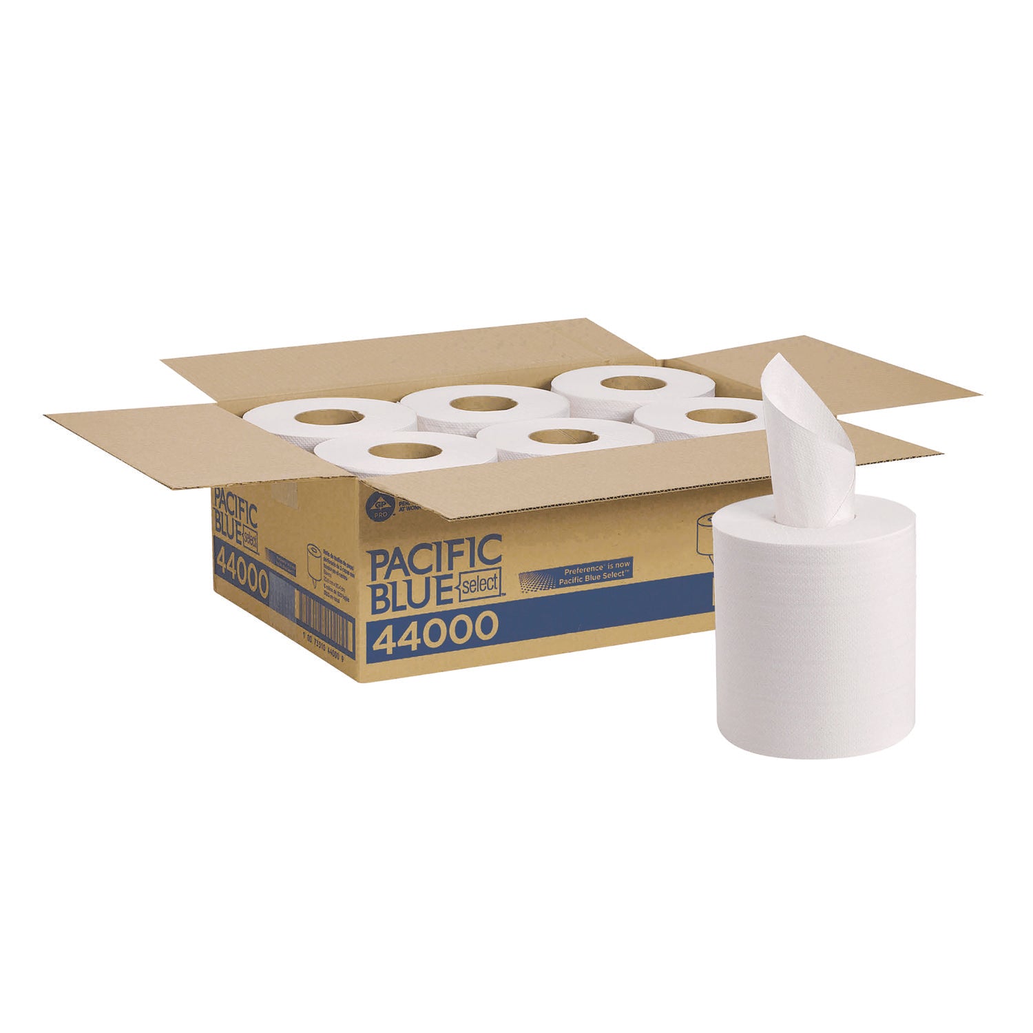 2 Ply - 8.25" Width x 12" Length - 520 Sheets/Roll - White - Paper - 6 / Carton