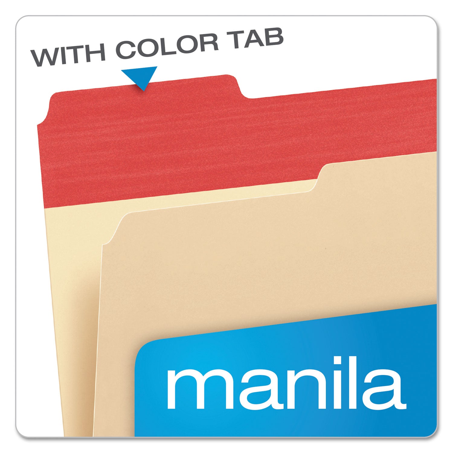 Pendaflex 1/3 Tab Cut Letter Recycled Top Tab File Folder - 8 1/2" x 11" - 225 Sheets Capacity - 3/4" Expansion - 11 pt. - Assorted - Tab, Durable, Acid-free - 10% Recycled - 50 / Box