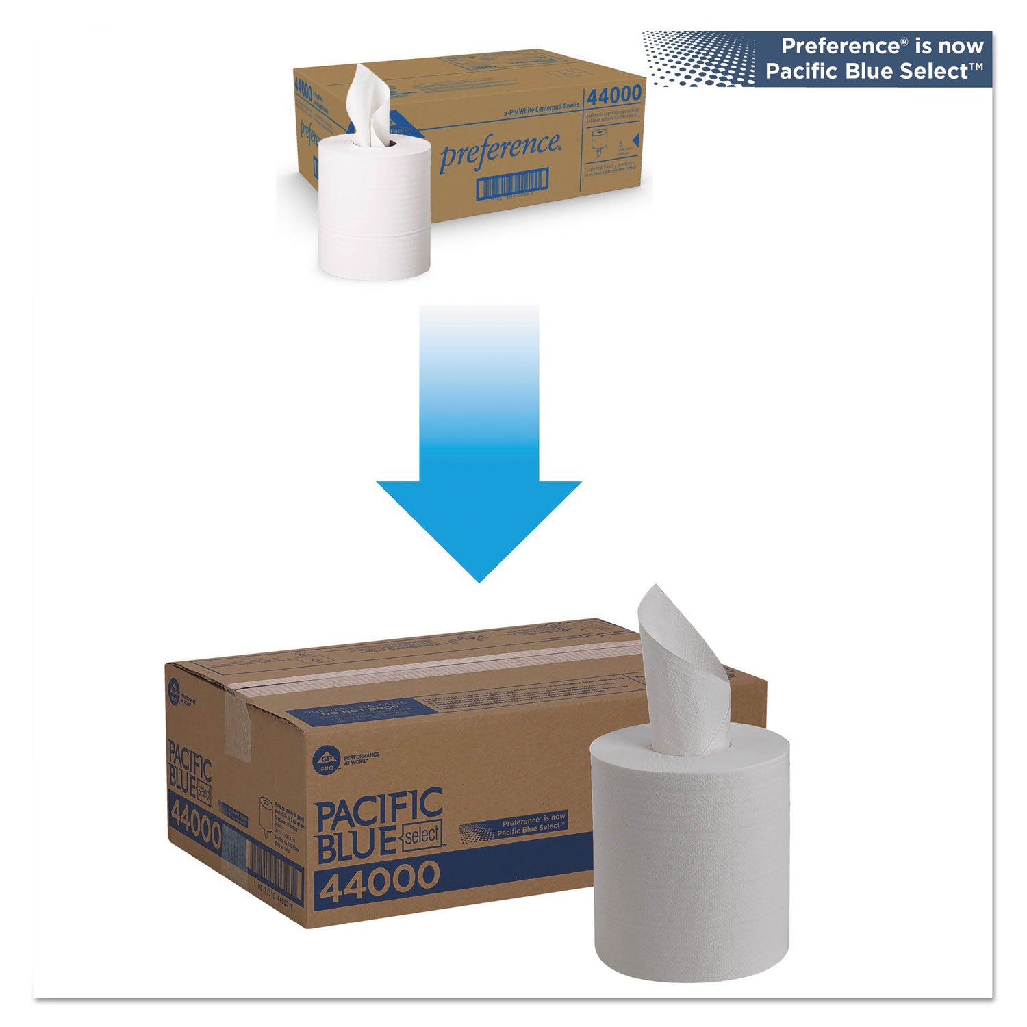 2 Ply - 8.25" Width x 12" Length - 520 Sheets/Roll - White - Paper - 6 / Carton