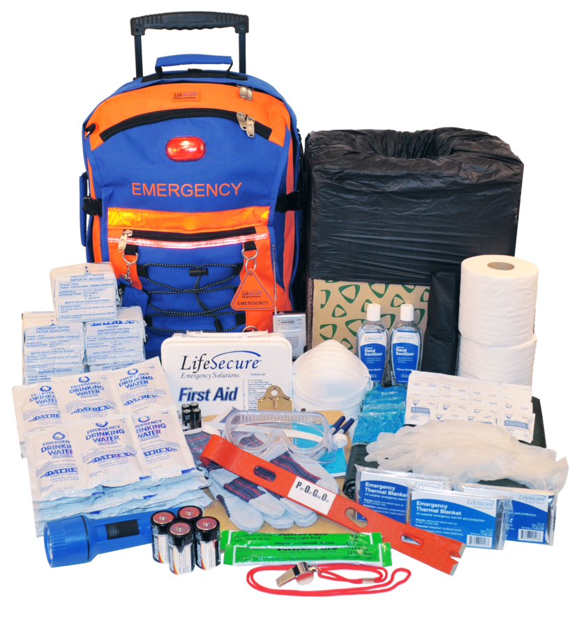 LifeSecure® SchoolGuard™ Roll-or-Carry™ Classroom Evacuation & Lockdown Kit