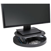 40 lb Load Capacity - Flat Panel Display Type Supported - 3.10" Height x 12.60" Width x 12.60" Depth - Desktop - Black - Ergonomic