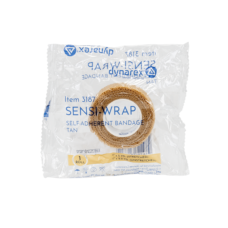 Sensi Wrap, Self-Adherent - Latex Free, 1" x 5 yd Tan - 30 Boxes per Case