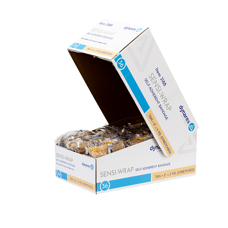 Sensi Wrap, Self-Adherent - Latex Free, 2" x 5 yd Tan - 36 Boxes per Case