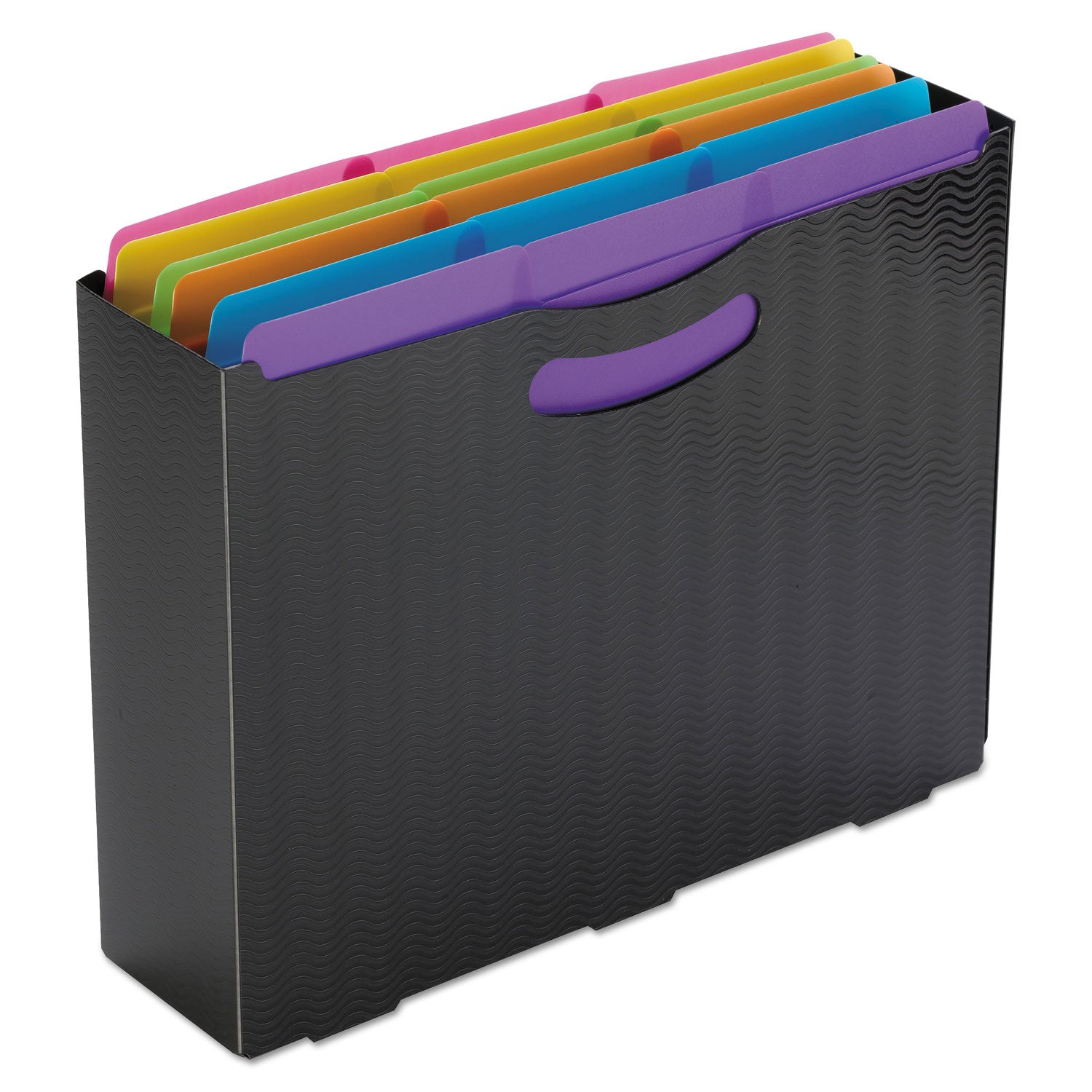 Smead SuperTab Poly File Folders, 1/3 Cut, Letter Size, Top Tab, Assorted Colors (Yellow, Orange, Blue, Pink, Purple, Green), Water Proof, 18 Pack