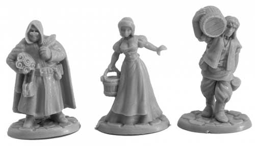Townsfolk III Miniature 25mm Heroic Scale Figure Dark Heaven Bones Reaper Miniatures