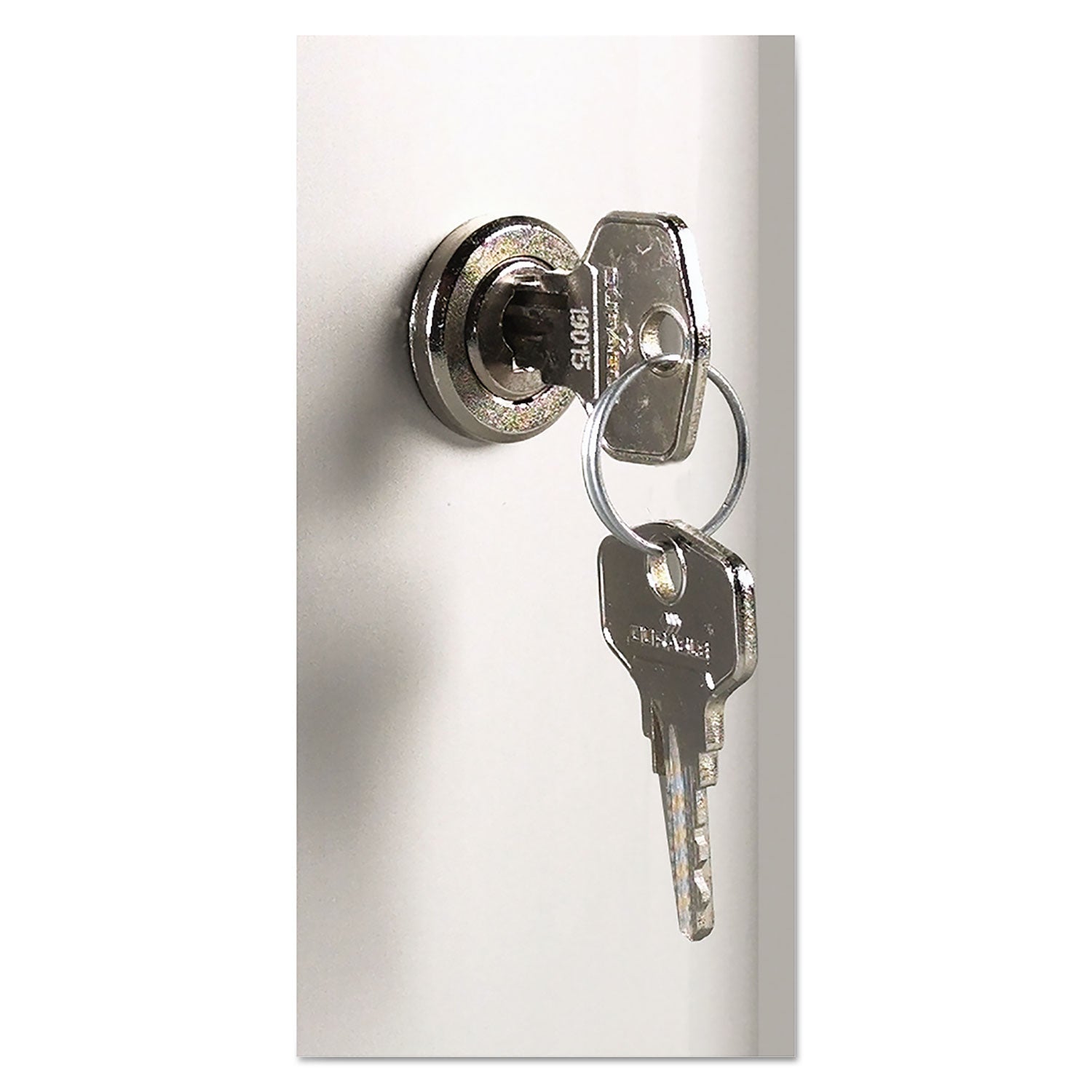 4.8" Width x 11" Depth x 11.9" Height - 1 x Front Open Door(s) - Security Lock - Silver - Aluminum