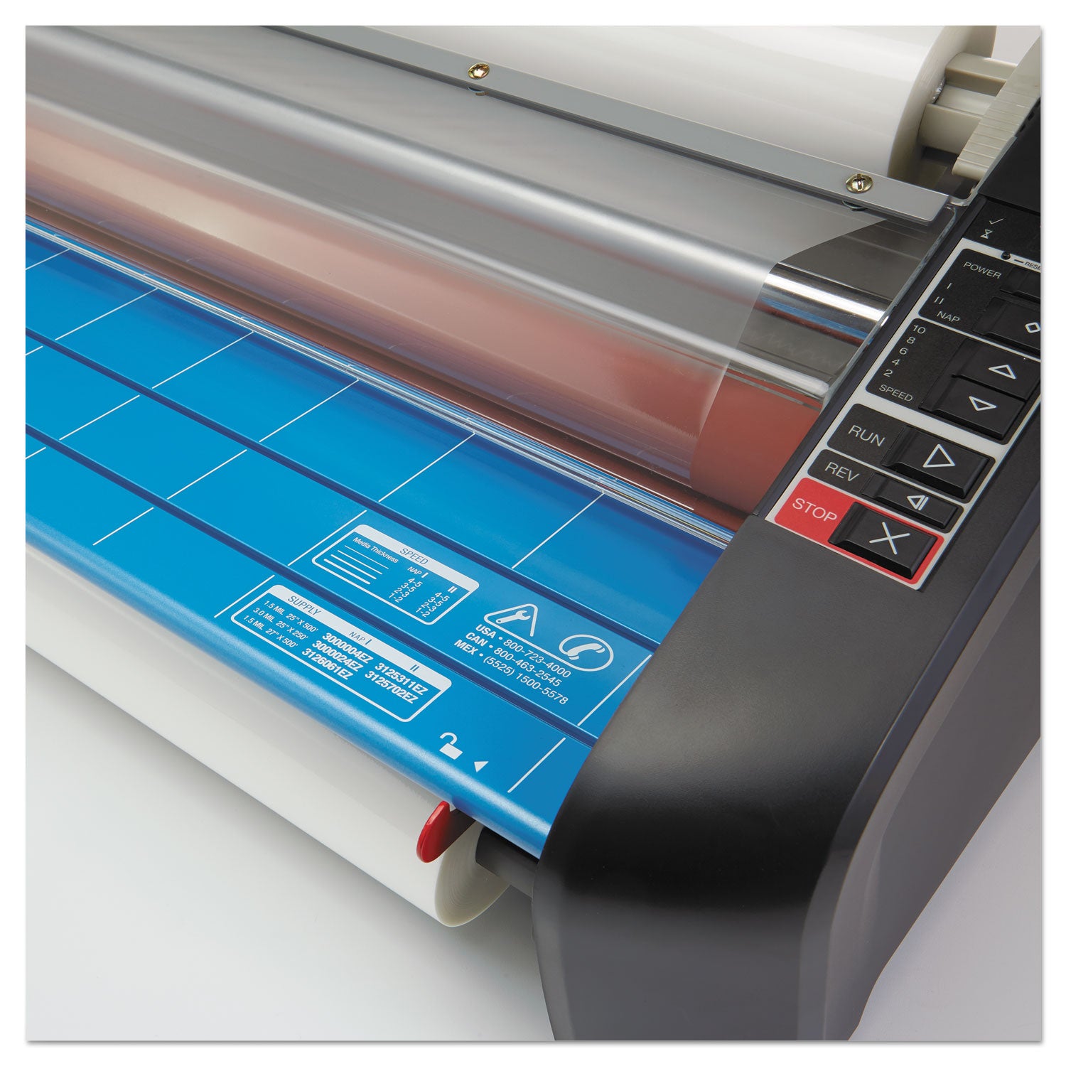27" Lamination Width - 3 mil Lamination Thickness - 14.3" Height x 35.5" Width
