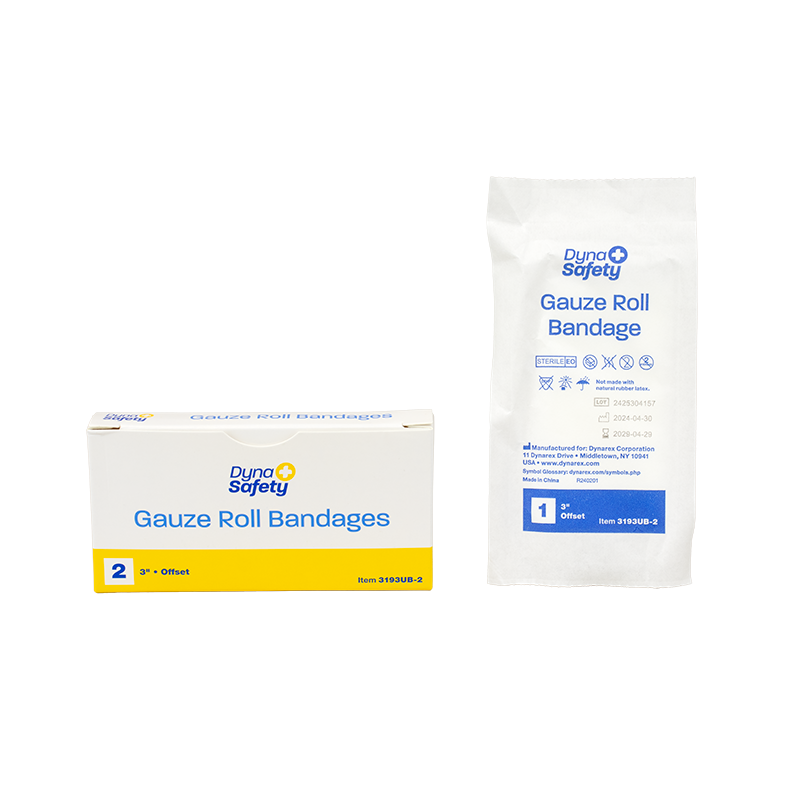 Gauze Roll Bandage, 3” - 2 pcs per Box/100 Boxes per Case