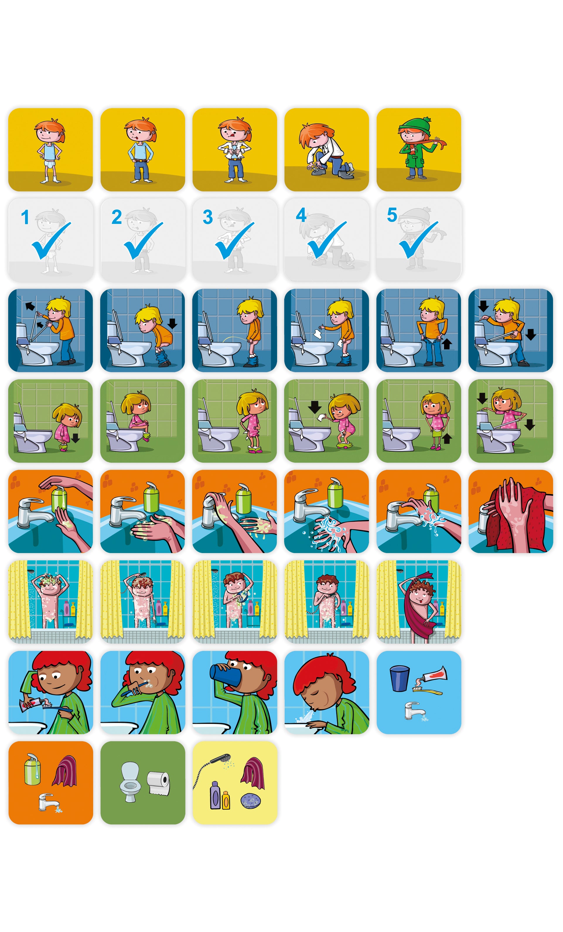 Learning Sequences: Hygiene Habits