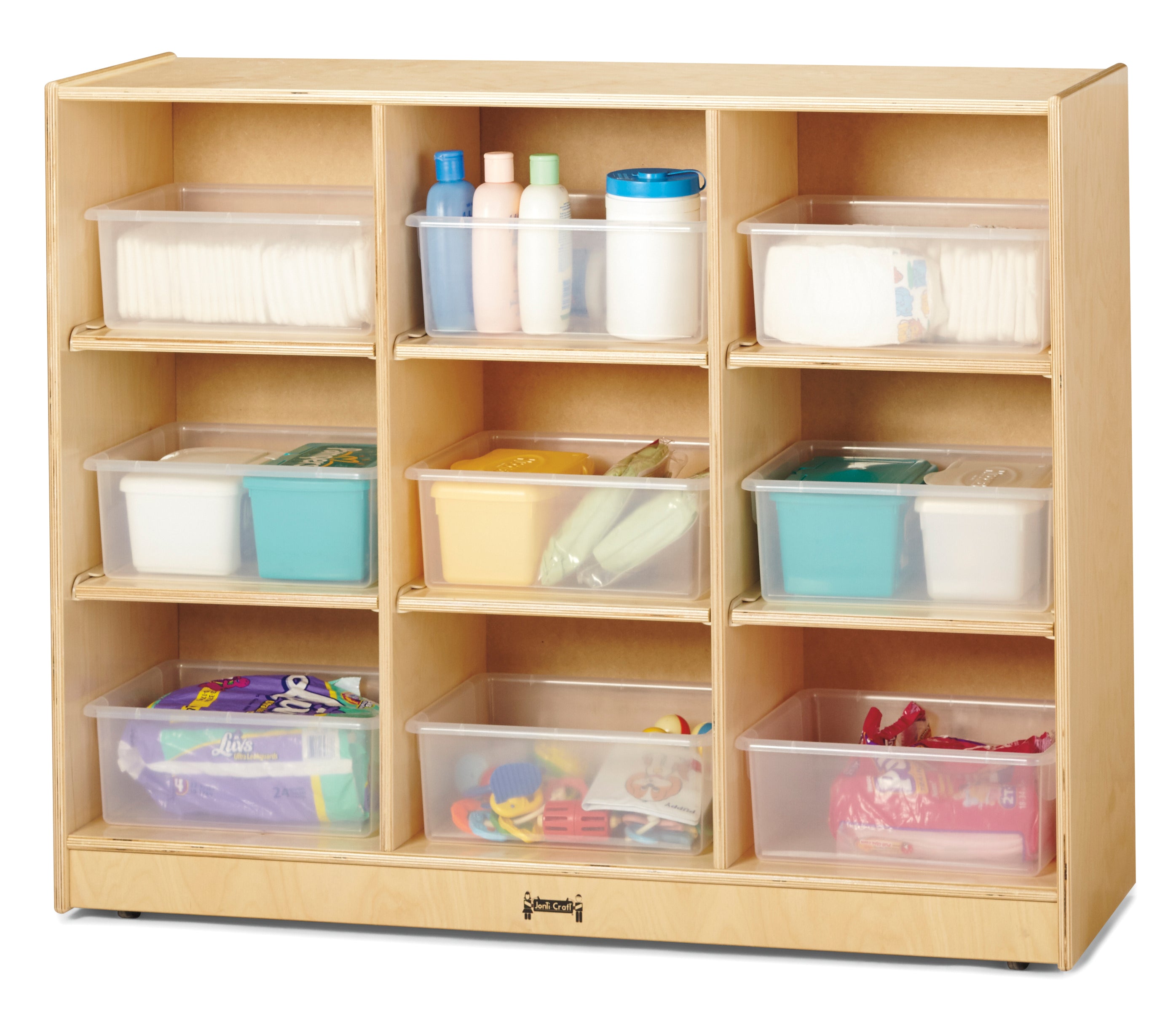 Jonti-Craft® 9 Tub Large Mobile Unit - without Tubs