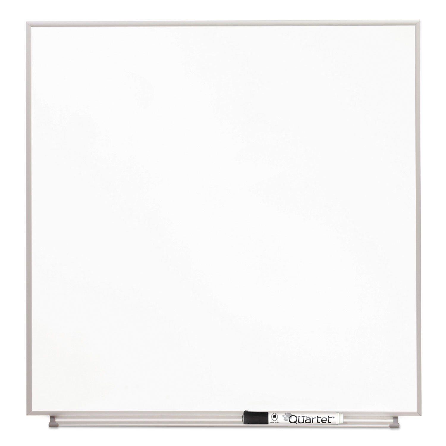 23" Board Height x 23" Board Width - White Natural Cork Surface - Magnetic, Durable - Silver Aluminum Frame - 1 / Each