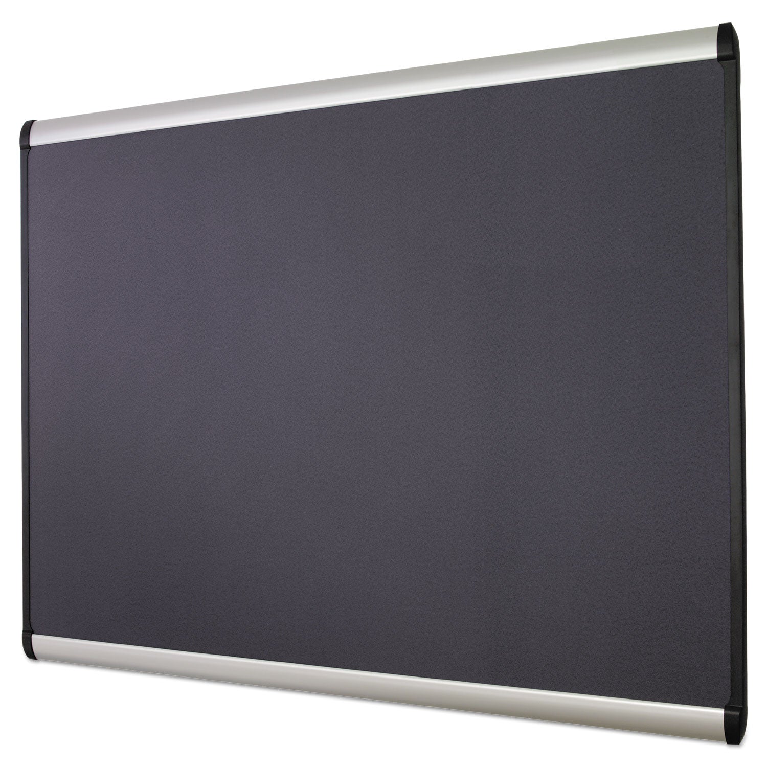 Quartet Prestige Plus Magnetic Bulletin Board - 48" Board Height x 72" Board Width - Gray Fabric Surface - Magnetic, Self-healing, Durable - Silver Aluminum Frame - 1 Each