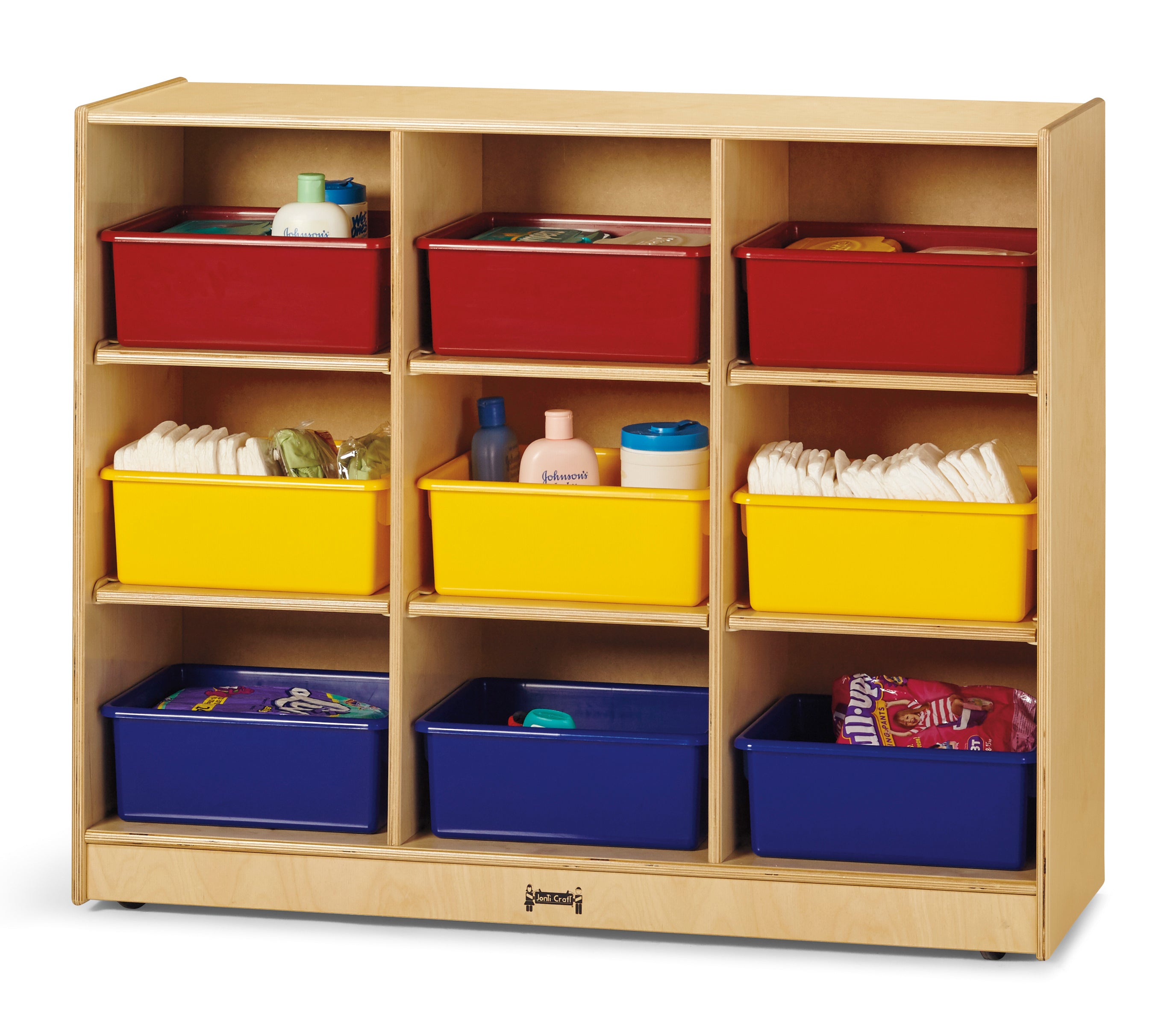 Jonti-Craft® 9 Tub Large Mobile Unit - without Tubs