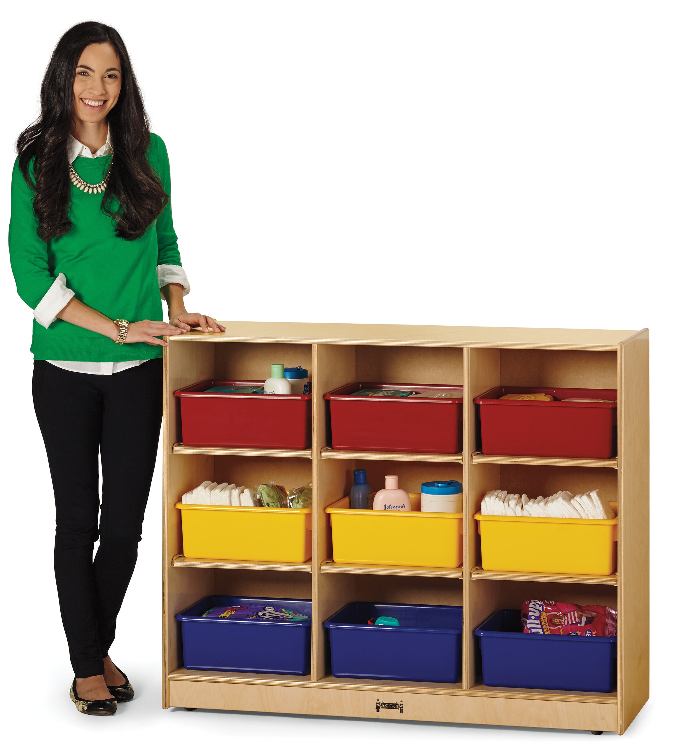 Jonti-Craft® 9 Tub Large Mobile Unit - without Tubs