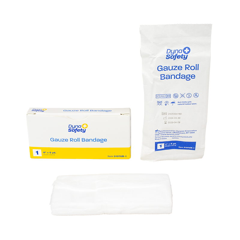 Gauze Roll Bandage - 1/Unit, 4” x 6 yd. - 1 pc per Box/100 Boxes per Case