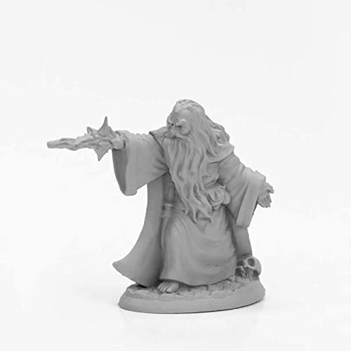 Dungeon Dwellers: Reaper Erebus Nalas Evil Sorcerer Miniature 25mm Heroic Scale Figure Dungeon Dwellers Minitures