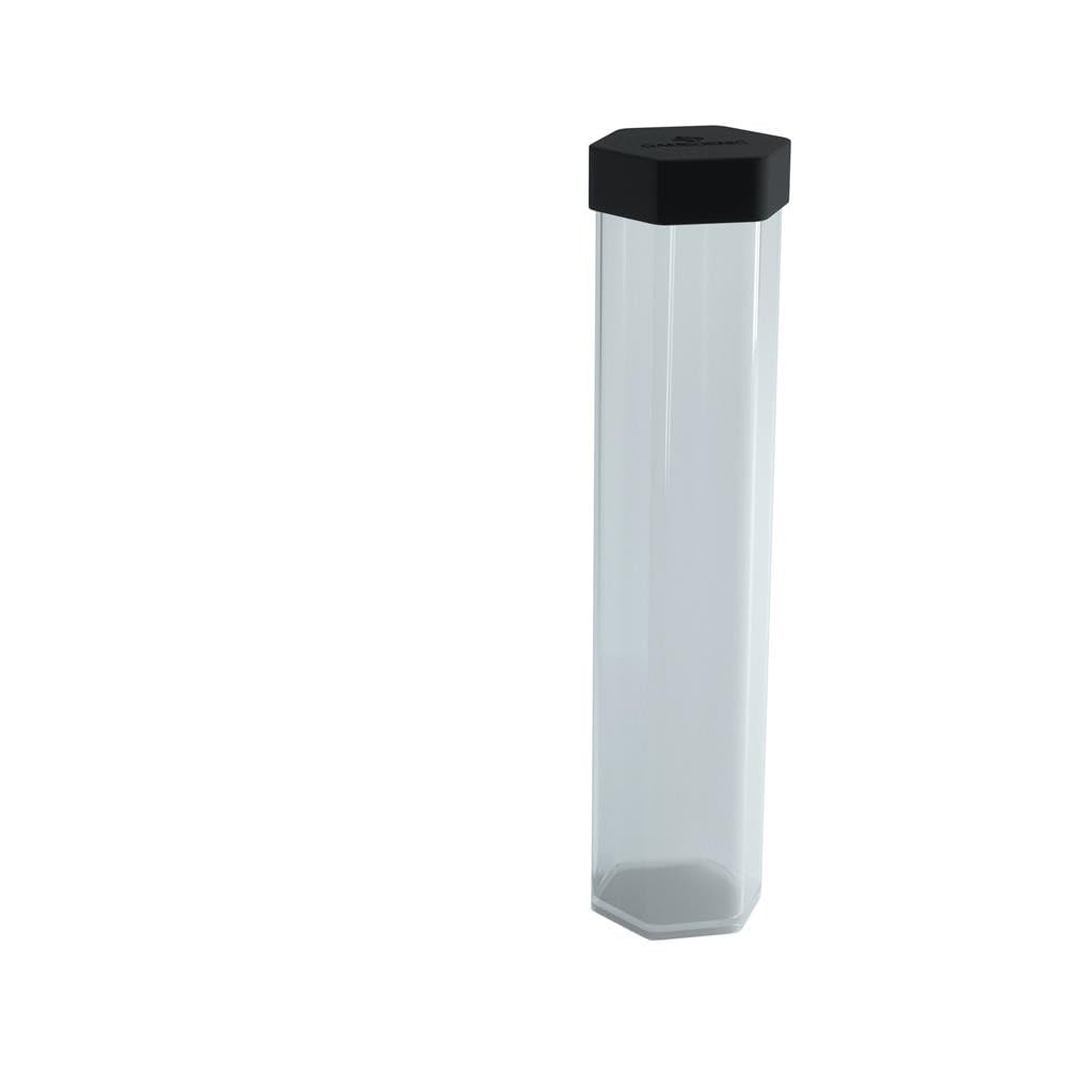 Gamegenic Playmat Tube | Secure Game Mat Storage | Organizes and Protects Standard-Sized and Extra Large Playmats | Unique Hexagonal Shape | Semi-Transparent Clear Color | Made