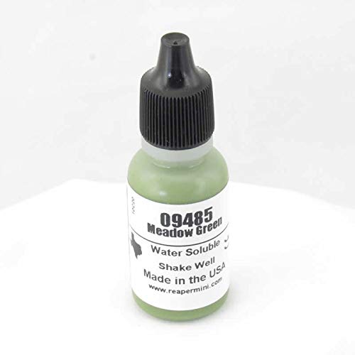 Meadow Green Acrylic Reaper Master Series Hobby Paint .5oz Dropper Bottle Reaper Miniatures