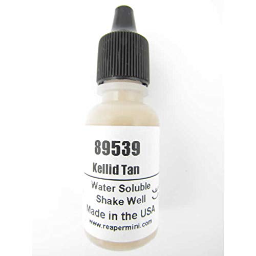 Kellid Tan Master Series Hobby Paint .5oz Dropper Bottle Pathfinder Colors Reaper Miniatures