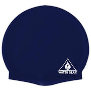 Water Gear Silicone Adult Swim Cap - Flexible Unisex Waterproof - Great for Short and Long Hair - Improve Your Performance - Women Men and Teens -Tria