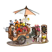 3D-Puzzle Blumenwagen Blossom Cart