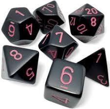Chessex Dice: Opaque 7-Die RPG Set
