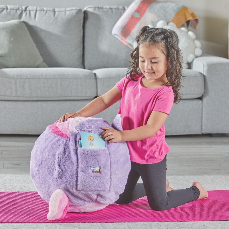 BubblePlush™ Yoga Ball Buddy Unicorn