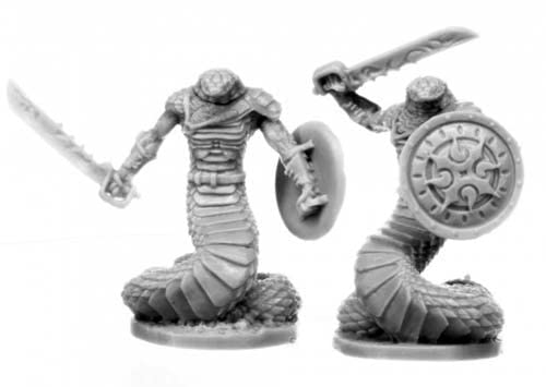 Reaper Nagendra Swordsmen Miniature 25mm Heroic Scale Figure Dark Heaven Bones Miniatures