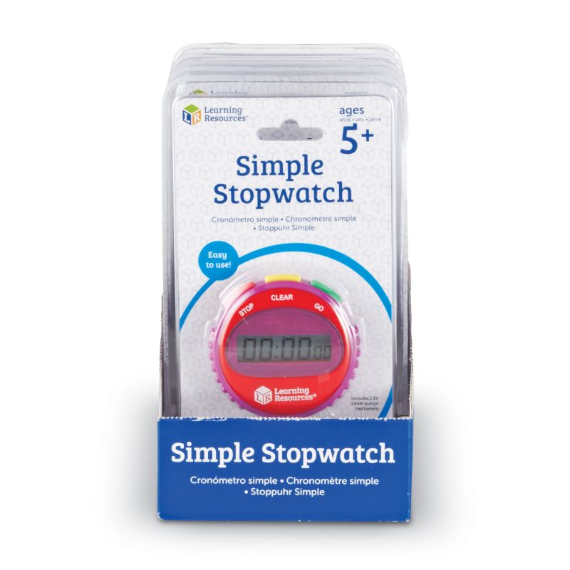 Simple Stopwatch, Set of 6 in Display
