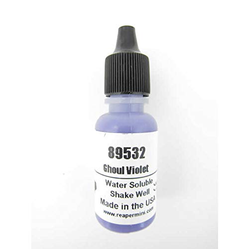 Ghoul Violet Master Series Hobby Paint .5oz Dropper Bottle Pathfinder Colors Reaper Miniatures