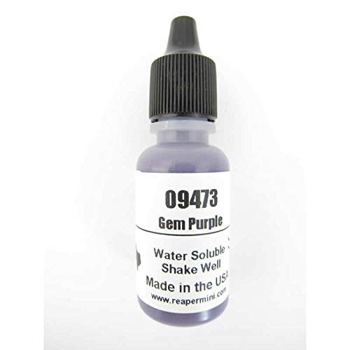 Gem Purple Acrylic Reaper Master Series Hobby Paint .5oz Dropper Bottle Reaper Miniatures
