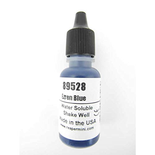 Ezren Blue Master Series Hobby Paint .5oz Dropper Bottle Pathfinder Colors Reaper Miniatures